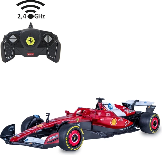 JAMARA Ferrari SF-25 auto da corsa di Formula 1 radiocomandata in scala 1:18 rossa