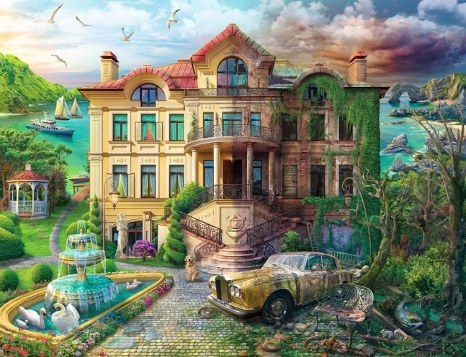 Puzzle Ravensburger Villa nella baia 2000 pezzi