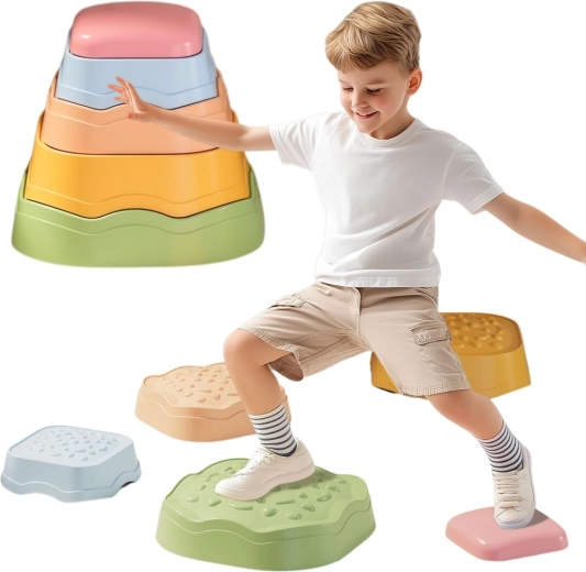 Woopie pietre sensoriali da equilibrio 5 pz
