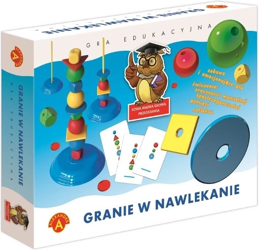 Gioco di infilatura – gufo