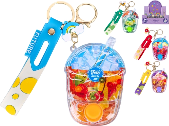 Gioco d’acqua con portachiavi – gioco tascabile per allenare la motricità fine