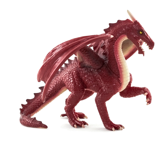 Mojo drago rosso figurina Deluxe