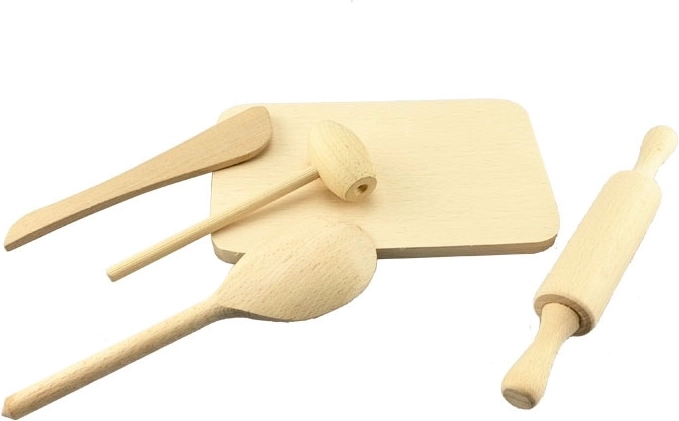 Piccola cuoca – set di utensili da cucina in legno di qualità