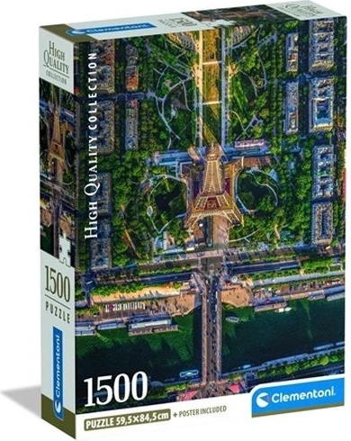 Puzzle Clementoni Flying Over Paris da 1500 pezzi