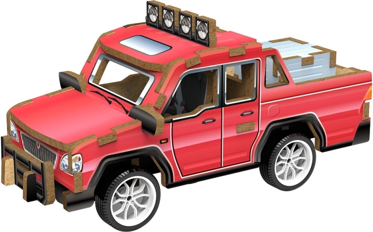 2Kids Toys puzzle 3D in legno auto pick-up