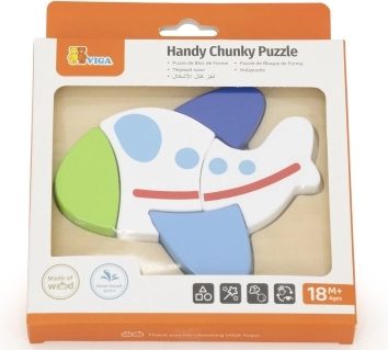 Puzzle in legno – aereo per i più piccoli
