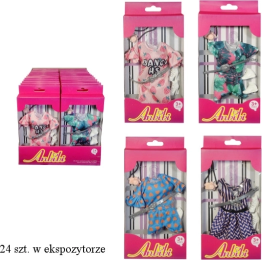 Abitino per bambola con accessori