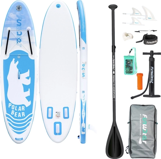 FunWater tavola da paddle gonfiabile POLAR BEAR 10'6 set