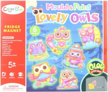 Produzione di magneti – gufetti che brillano al buio