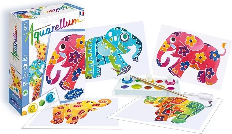 Sentosphere acquerelli mini - elefanti