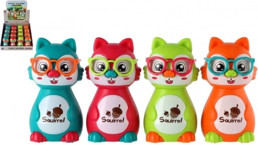 Scoiattolo a inerzia 10 cm – giocattolo in plastica per bambini