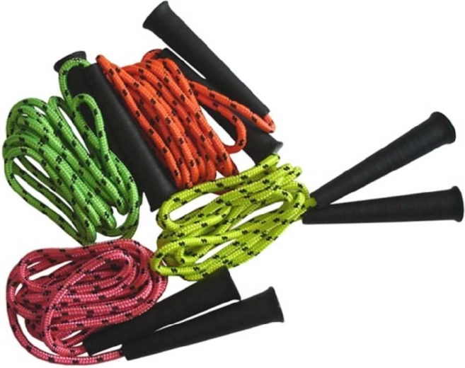 Corda per saltare neon per bambini ACRA, 2,5 m - 1 pezzo