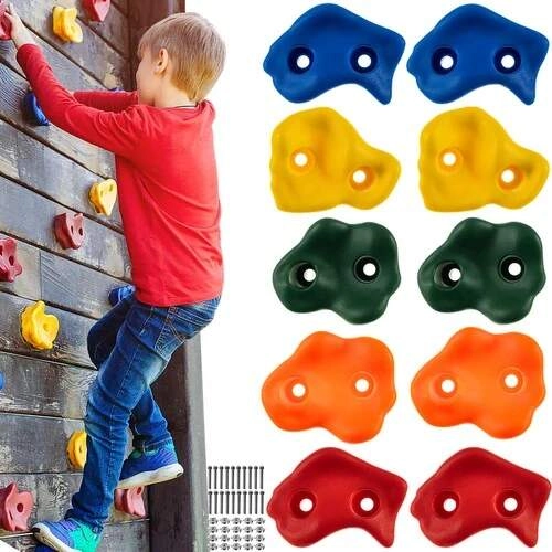 Appigli da arrampicata per bambini – set da 10 pz Kruzzel