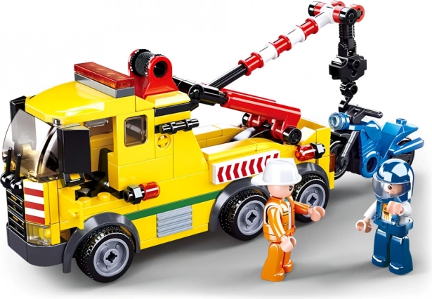 Sluban Town carro attrezzi con moto