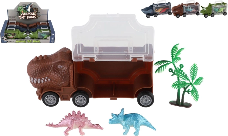 Camion dinosauro con accessori 16 × 7 cm