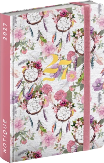 Agenda settimanale Notique da borsa Acchiappasogni 2027 (9,8 × 14,5 cm)