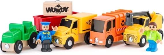 Veicoli in legno con autisti