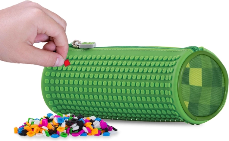 Astuccio verde rotondo Pixie Crew