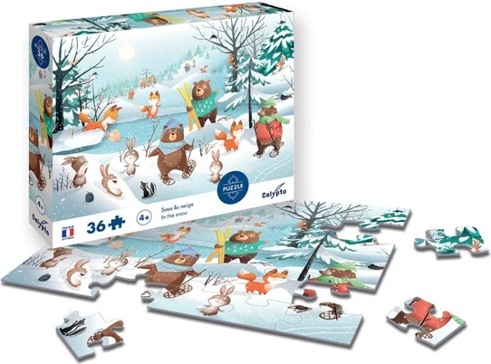 Puzzle Sentosphere sulla neve da 36 pezzi