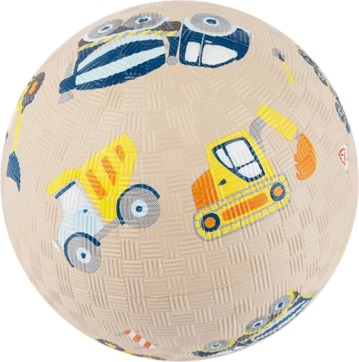 Sigikid palla in gomma con auto 12 cm