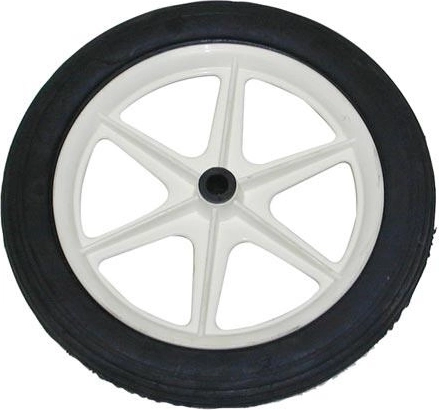 Ruota di ricambio per carrello manuale POPULAR 230×28 mm con fascia in gomma