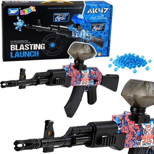 Fucile automatico elettrico a palline di gel AK47 70 cm