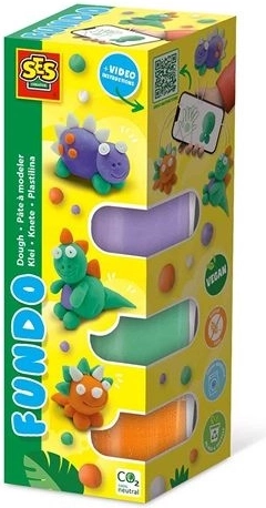 SES Creative FunDo pasta modellabile dinosauri