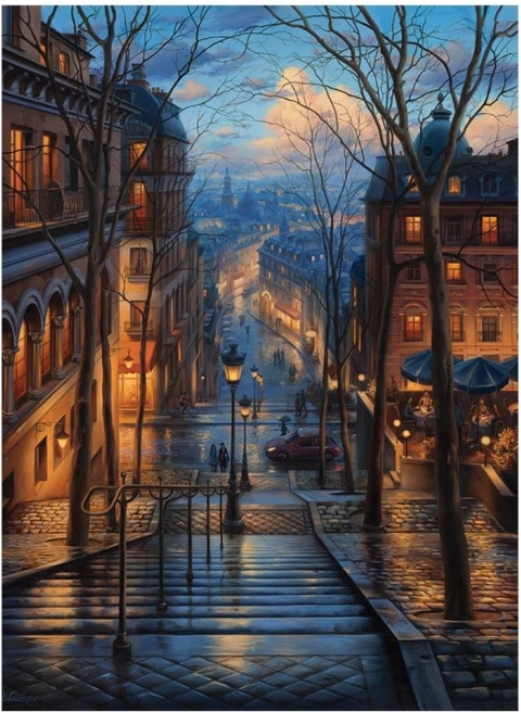 Puzzle Primavera a Montmartre 1000 pezzi