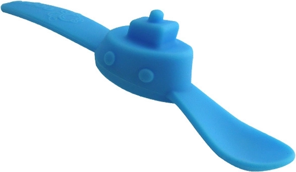 Cucchiaino blu per bambini Oogaa nave