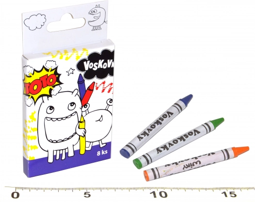 Pastelli a cera 8 pz