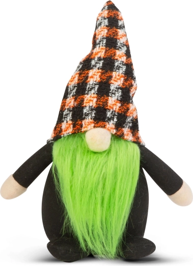 Gnomo scandinavo di Halloween verde 34 cm