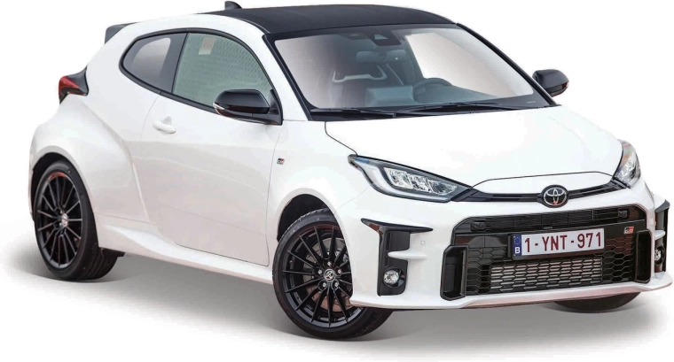 Maisto Toyota GR Yaris 2021 bianca 1:24