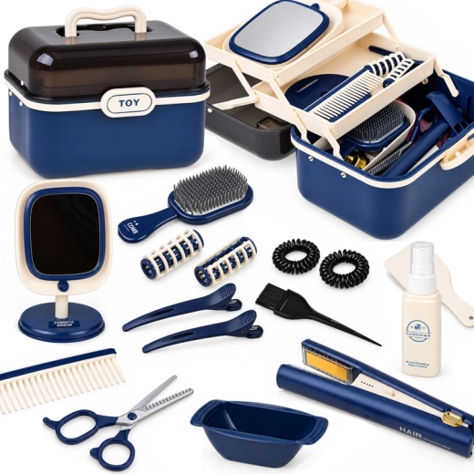 Set da parrucchiere per bambini in valigetta