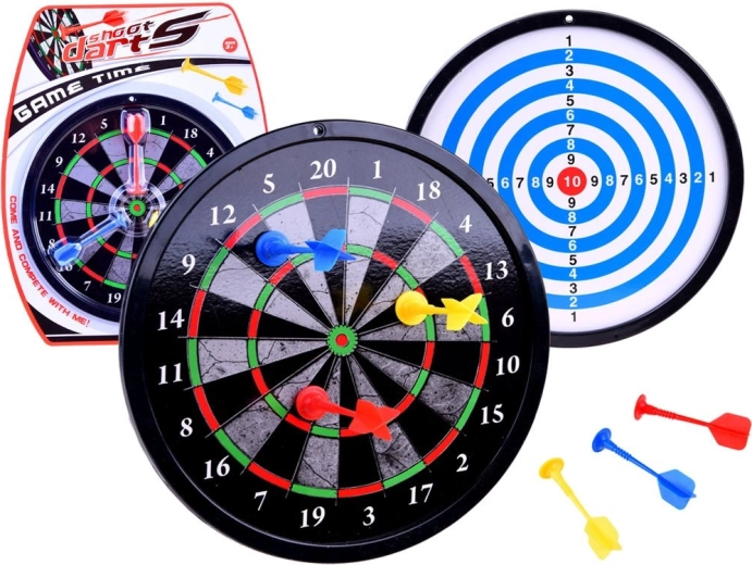 Bersaglio magnetico bifacciale per freccette