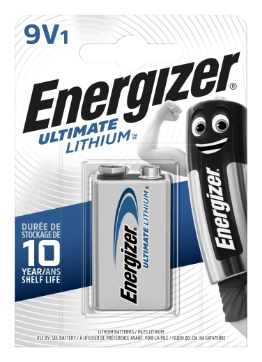 Batteria al litio Energizer Ultimate Lithium 9V