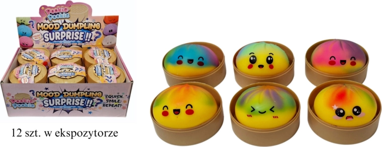 Dumpling antistress da schiacciare arcobaleno – sorpresa