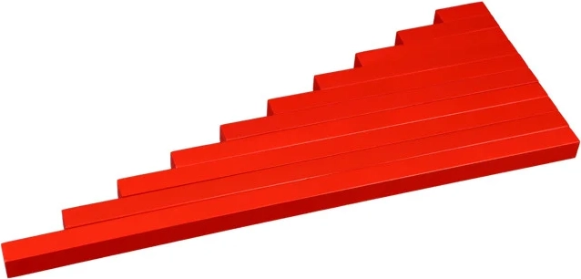 Moyo Montessori aste rosse – versione ridotta - 1 pezzo