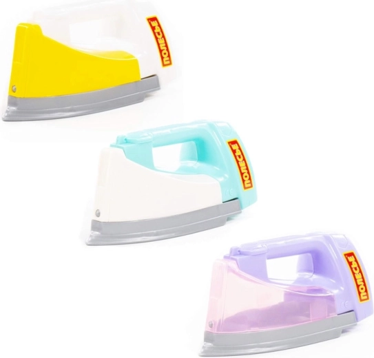 Ferro da stiro giocattolo in plastica 18 cm