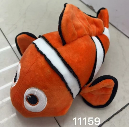 Pesce pagliaccio di peluche 25 cm