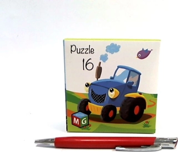 Puzzle con trattore (16 pezzi)