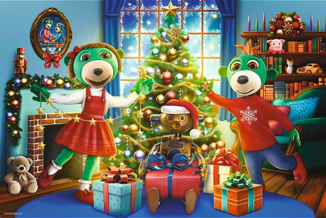 Puzzle con i Treflik in inverno