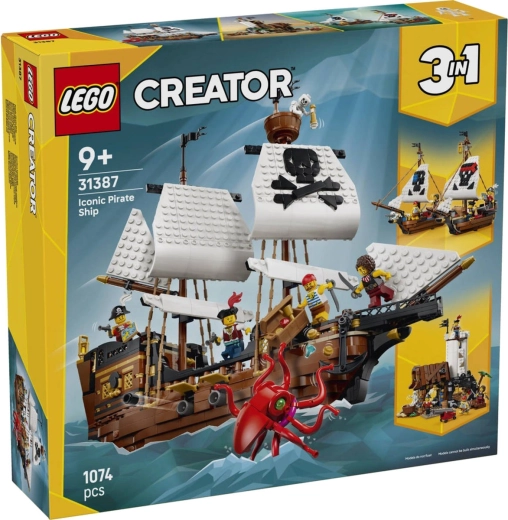 LEGO Creator 3 in 1 La nave pirata leggendaria