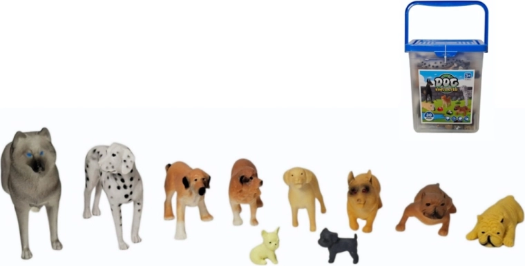 Set di statuine di cani