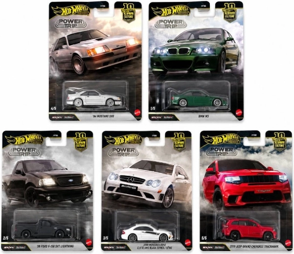 Macchinina da collezione Hot Wheels Premium Power Trip (mix varianti) - 1 pezzo