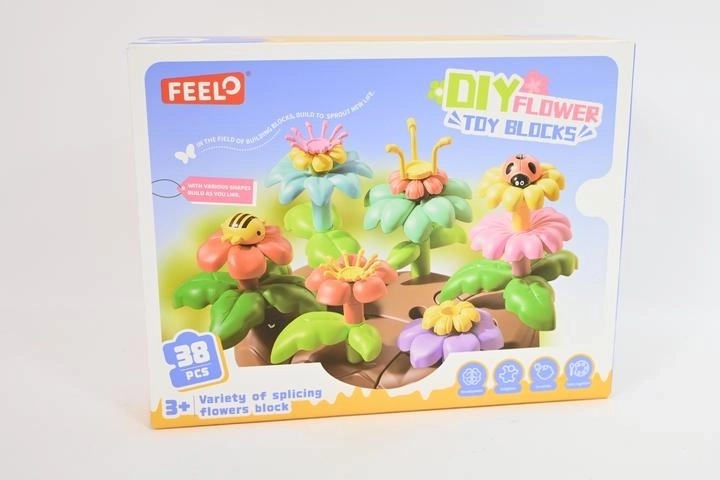 Puzzle per bambini con fiori (38 pezzi)