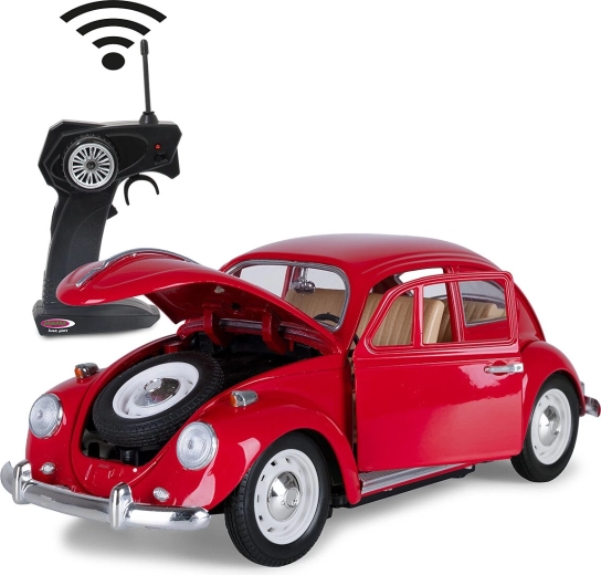 Auto RC Jamara VW Beetle Die-Cast 1:18 rosso 27 MHz - 1 pezzo