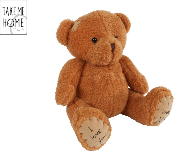 Orsetto di peluche seduto Take Me Home 25 cm