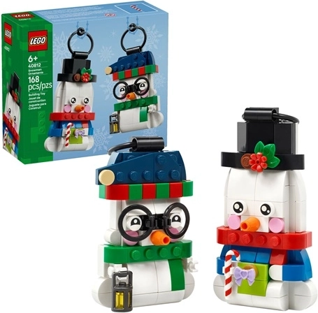 LEGO Iconic decorazioni con pupazzi di neve