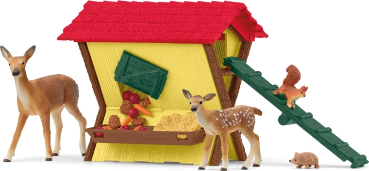 Nutrire gli animali del bosco