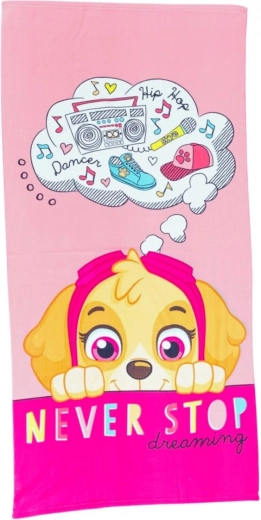 Telo mare Paw Patrol rosa